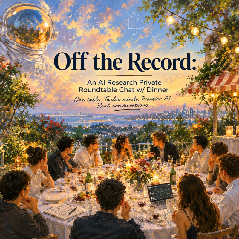 Off the Record AI Research Private Roundtable event artwork