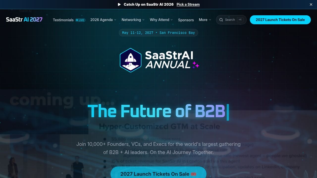 Conference cover image for SaaStr AI Annual