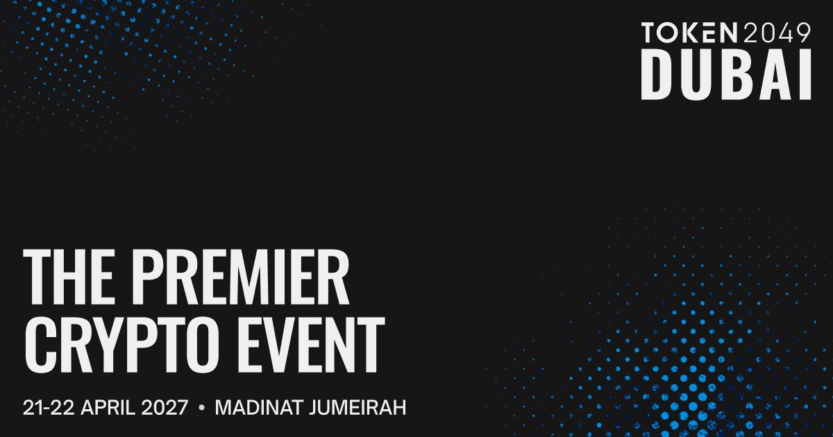 Conference cover image for TOKEN2049 Dubai 2027